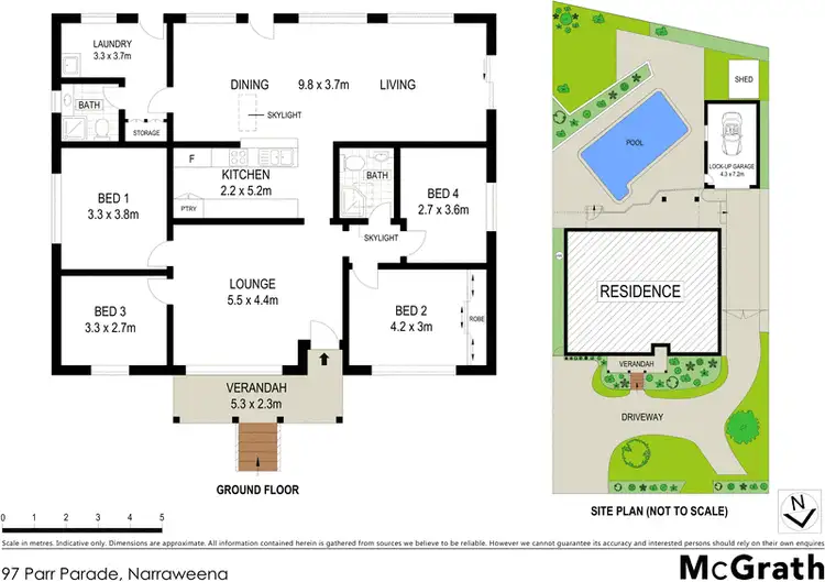 Floorplan of Homely house listing, 97 Parr Parade, Narraweena NSW 2099