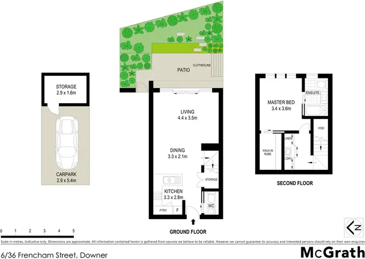 Floorplan of Homely apartment listing, 6/36 Frencham Street, Downer ACT 2602