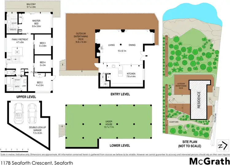 Floorplan of Homely house listing, 117b Seaforth Crescent, Seaforth NSW 2092