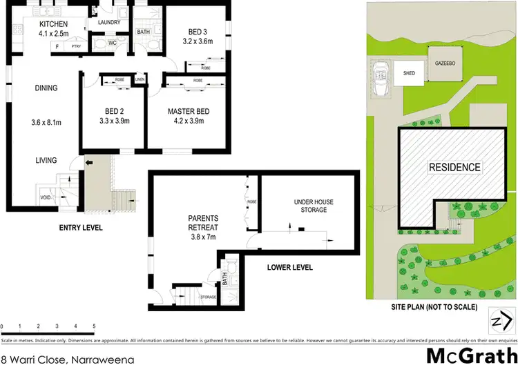 Floorplan of Homely house listing, 8 Warri Close, Narraweena NSW 2099
