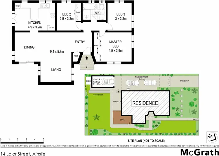 Floorplan of Homely house listing, 14 Lalor Street, Ainslie ACT 2602