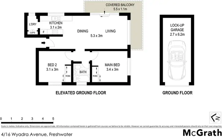 Floorplan of Homely apartment listing, 4/16 Wyadra Avenue, Freshwater NSW 2096