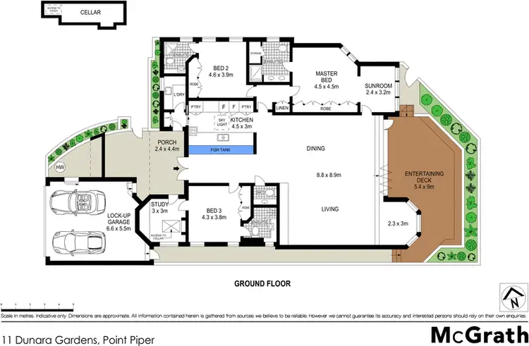 Floorplan of Homely house listing, 11 Dunara Gardens, Point Piper NSW 2027