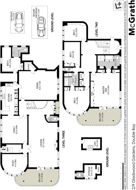 Floorplan of Homely apartment listing, 2/9 Gladswood Gardens, Double Bay NSW 2028