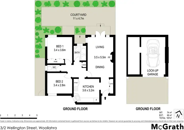 Floorplan of Homely apartment listing, 3/2 Wellington Street, Woollahra NSW 2025