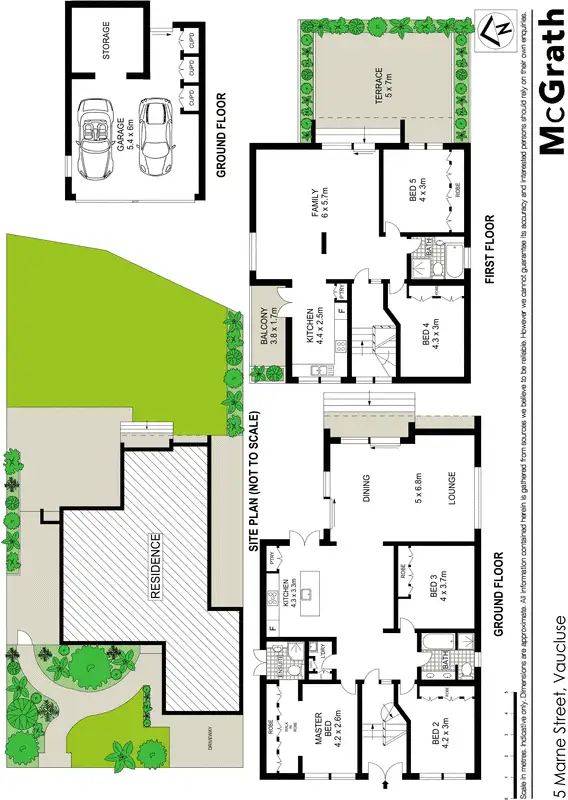 Floorplan of Homely house listing, 5 Marne Street, Vaucluse NSW 2030