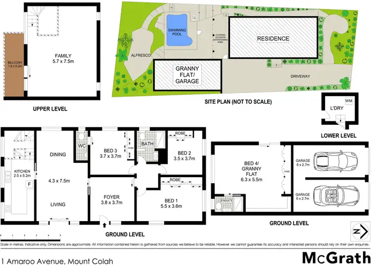 Floorplan of Homely house listing, 1 Amaroo Avenue, Mount Colah NSW 2079