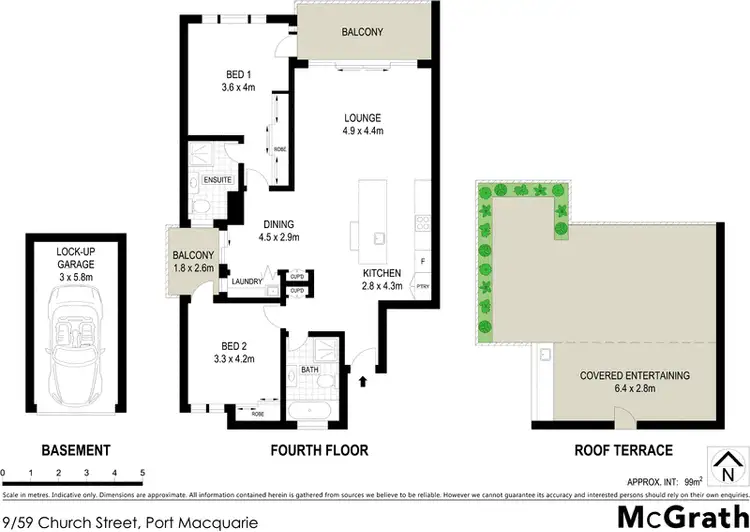 Floorplan of Homely apartment listing, 9/59 Church Street, Port Macquarie NSW 2444