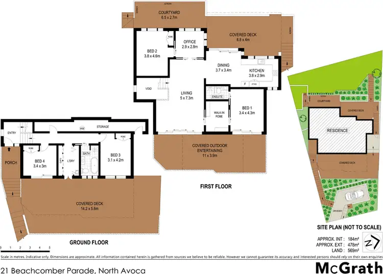 Floorplan of Homely house listing, 21 Beachcomber Parade, North Avoca NSW 2260