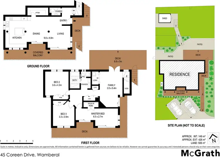 Floorplan of Homely house listing, 45 Coreen Drive, Wamberal NSW 2260