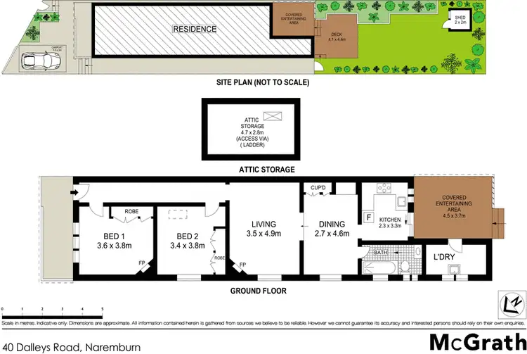 Floorplan of Homely house listing, 40 Dalleys Road, Naremburn NSW 2065
