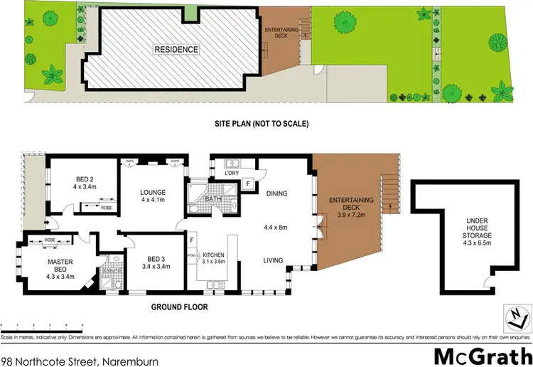 Floorplan of Homely house listing, 98 Northcote Street, Naremburn NSW 2065