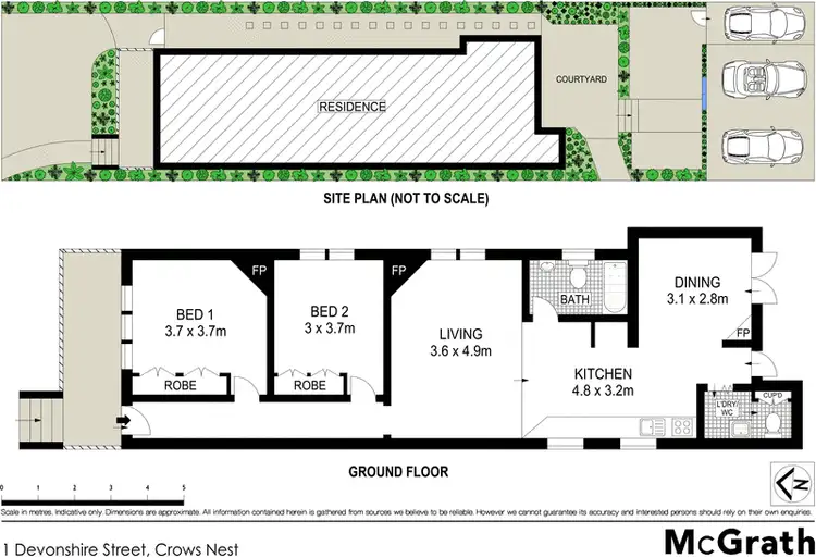 Floorplan of Homely house listing, 1 Devonshire Street, Crows Nest NSW 2065
