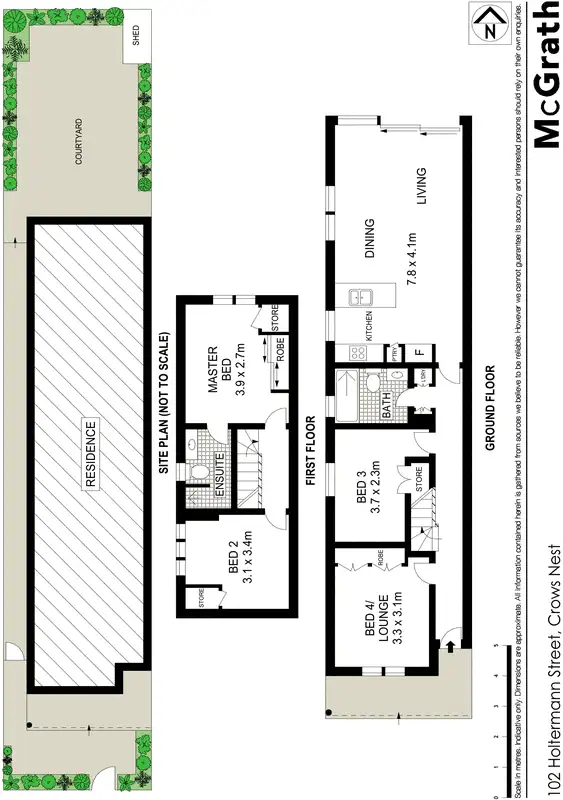 Floorplan of Homely house listing, 102 Holtermann Street, Crows Nest NSW 2065