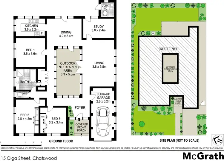Floorplan of Homely house listing, 15 Olga Street, Chatswood NSW 2067