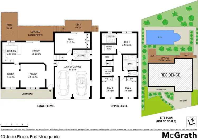 Floorplan of Homely house listing, 10 Jade Place, Port Macquarie NSW 2444