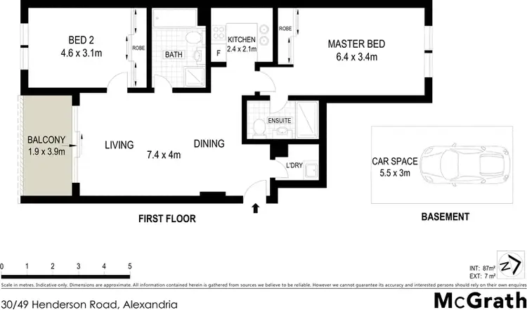 Floorplan of Homely apartment listing, 30/49 Henderson Road, Alexandria NSW 2015