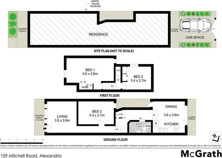 Floorplan of Homely house listing, 109 Mitchell Road, Alexandria NSW 2015