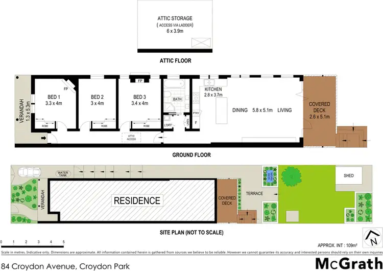 Floorplan of Homely house listing, 84 Croydon Avenue, Croydon Park NSW 2133