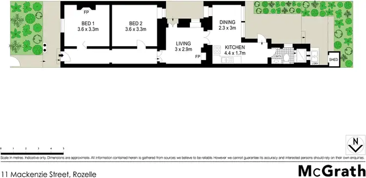 Floorplan of Homely house listing, 11 Mackenzie Street, Rozelle NSW 2039