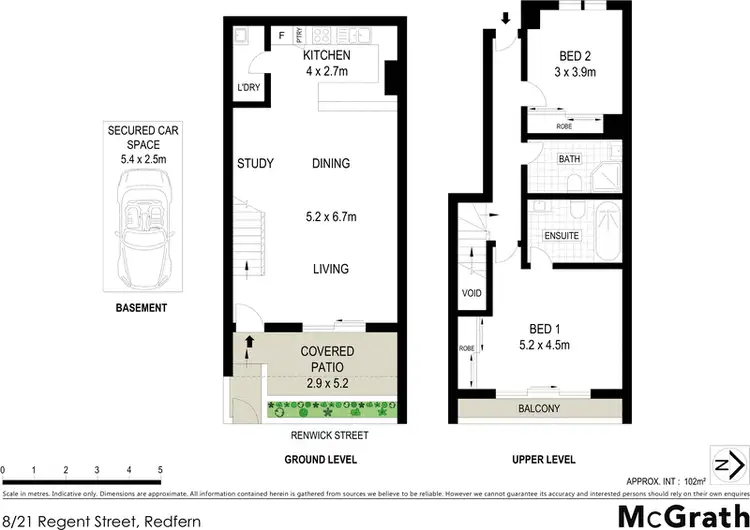 Floorplan of Homely apartment listing, 8/21 Regent Street, Redfern NSW 2016