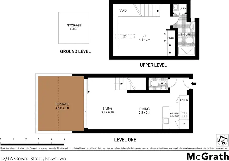 Floorplan of Homely apartment listing, 17/1A Gowrie Street, Newtown NSW 2042