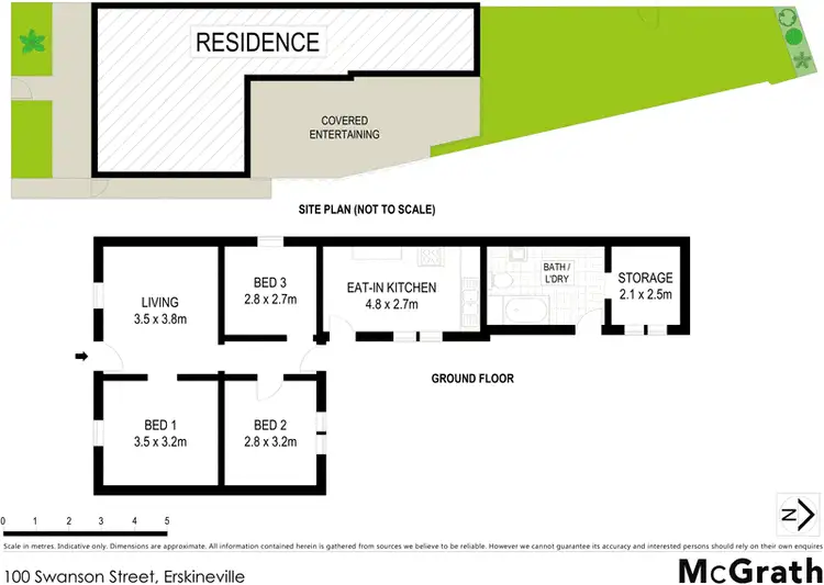 Floorplan of Homely house listing, 100 Swanson Street, Erskineville NSW 2043