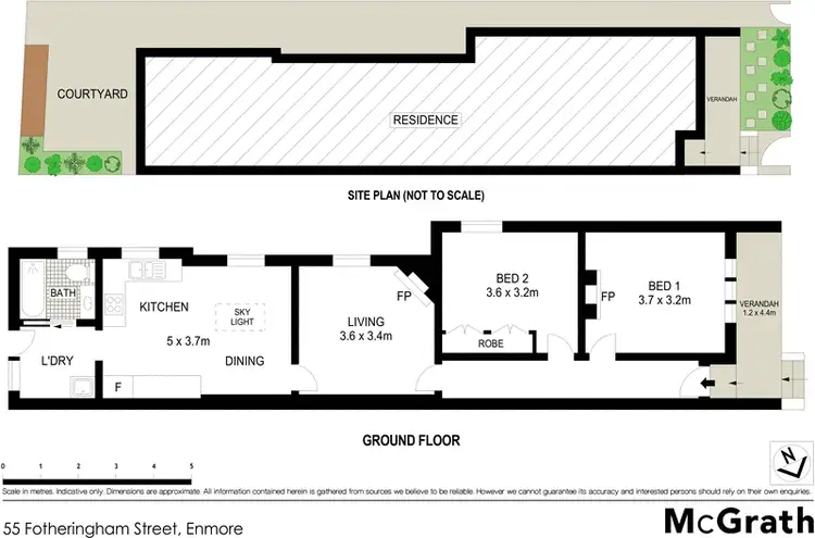 Floorplan of Homely house listing, 55 Fotheringham Street, Enmore NSW 2042