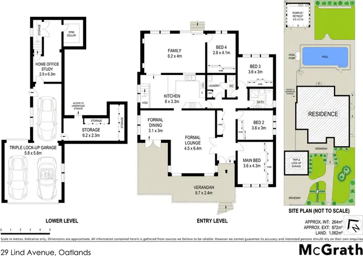 Floorplan of Homely house listing, 29 Lind Avenue, Oatlands NSW 2117