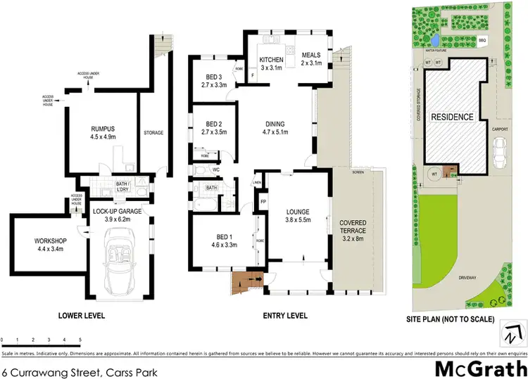 Floorplan of Homely house listing, 6 Currawang Street, Carss Park NSW 2221