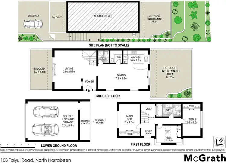 Floorplan of Homely townhouse listing, 10B Taiyul Road, North Narrabeen NSW 2101