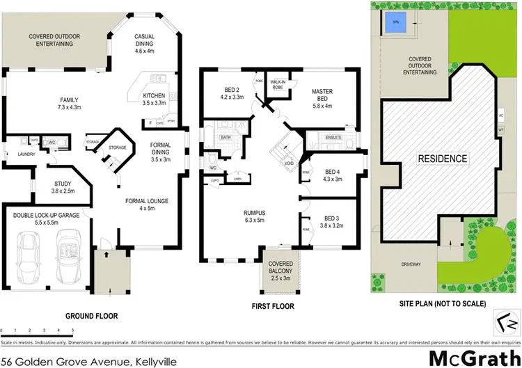Floorplan of Homely house listing, 56 Golden Grove Avenue, Kellyville NSW 2155