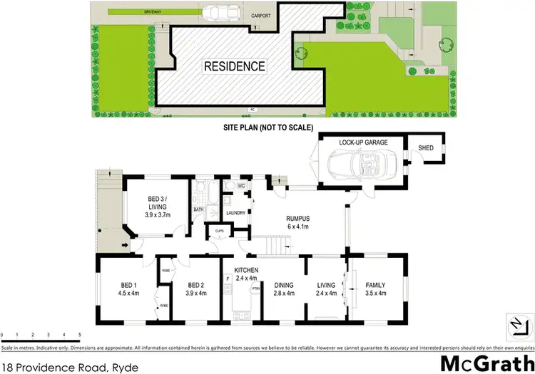 Floorplan of Homely house listing, 18 Providence Road, Ryde NSW 2112