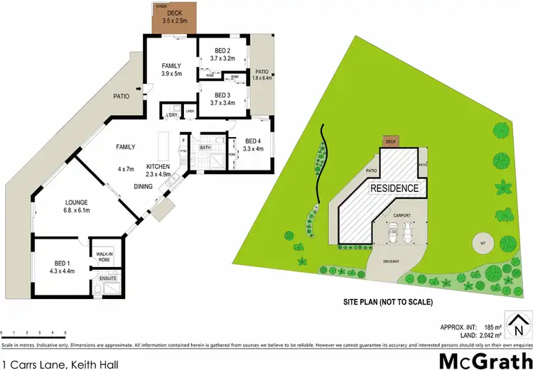 Floorplan of Homely house listing, 1 Carrs Lane, Keith Hall NSW 2478
