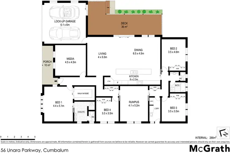 Floorplan of Homely house listing, 56 Unara Parkway, Cumbalum NSW 2478