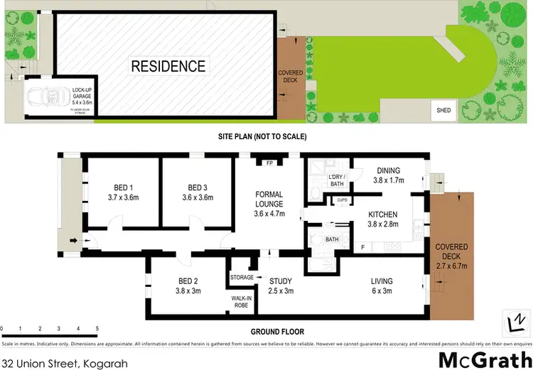 Floorplan of Homely house listing, 32 Union Street, Kogarah NSW 2217