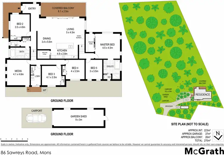 Floorplan of Homely house listing, 86 Sawreys Road, Mons QLD 4556