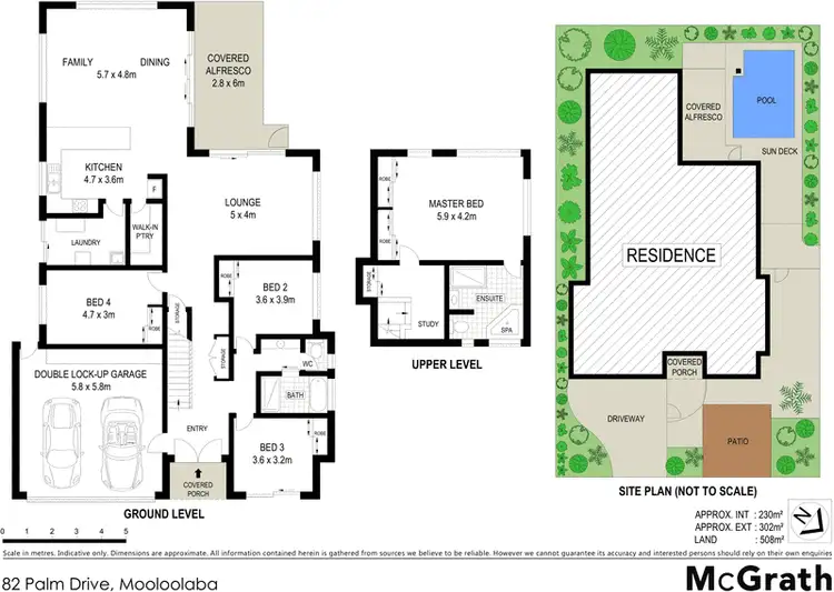Floorplan of Homely house listing, 82 Palm Drive, Mooloolaba QLD 4557