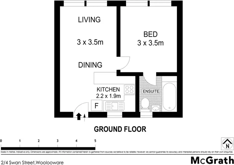 Floorplan of Homely apartment listing, 2/4 Swan Street, Woolooware NSW 2230