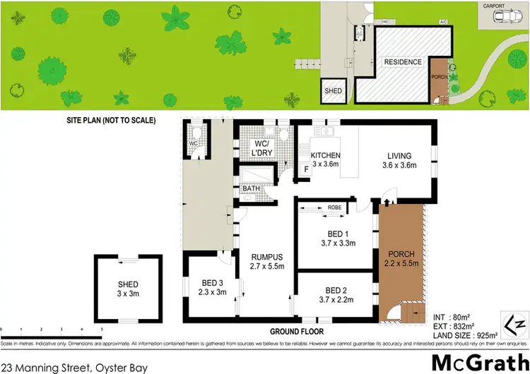 Floorplan of Homely house listing, 23 Manning Street, Oyster Bay NSW 2225