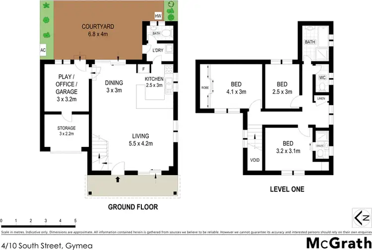 Floorplan of Homely townhouse listing, 4/10 South Street, Gymea NSW 2227