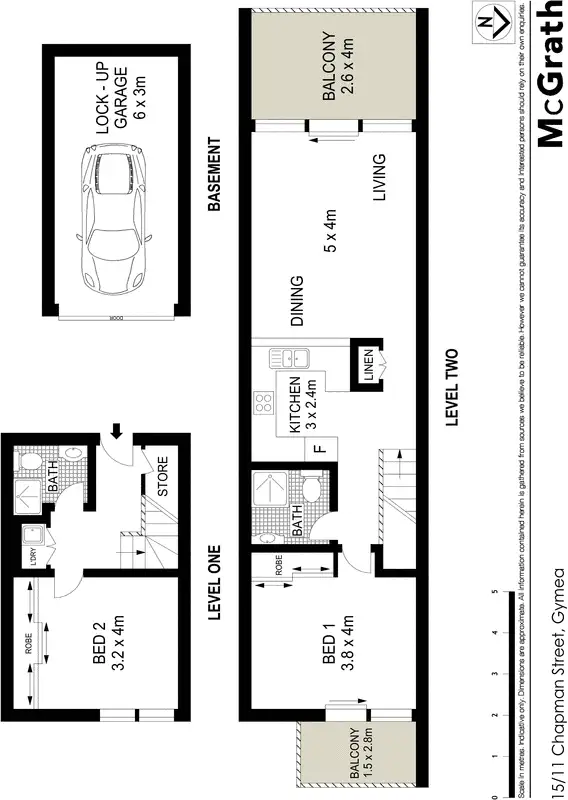 Floorplan of Homely apartment listing, 15/11 Chapman Street, Gymea NSW 2227