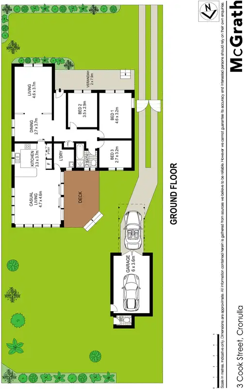 Floorplan of Homely house listing, 3 Cook Street, Cronulla NSW 2230