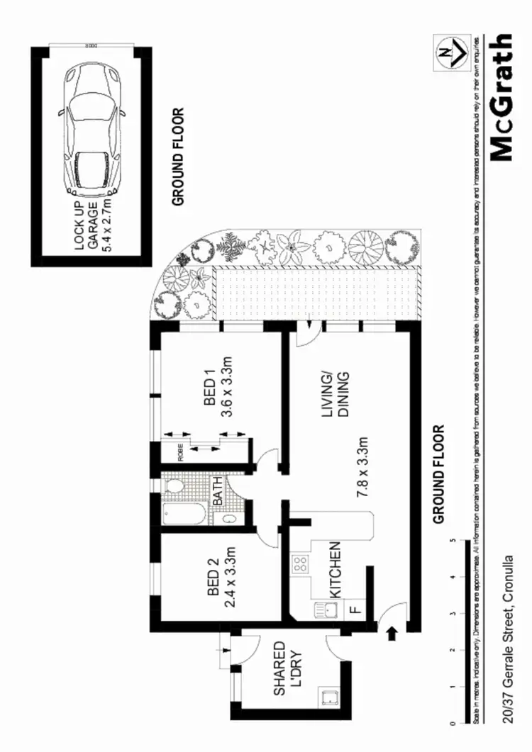 Floorplan of Homely apartment listing, 20/37 Gerrale Street, Cronulla NSW 2230