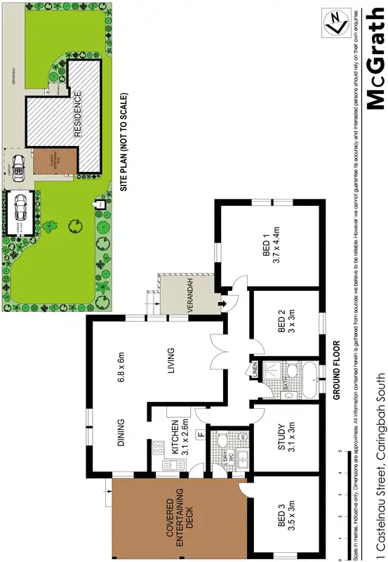 Floorplan of Homely house listing, 1 Castelnau Street, Caringbah South NSW 2229
