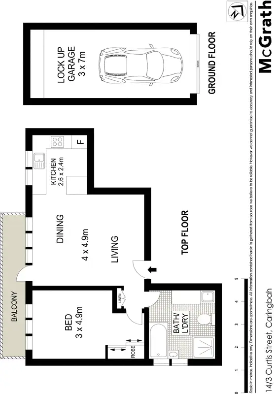 Floorplan of Homely apartment listing, 14/3 Curtis Street, Caringbah NSW 2229