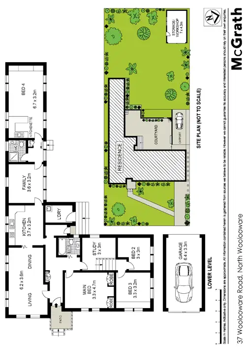 Floorplan of Homely house listing, 37 Woolooware Road, Woolooware NSW 2230