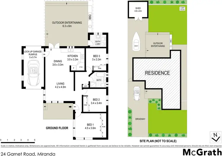 Floorplan of Homely house listing, 24 Garnet Road, Miranda NSW 2228