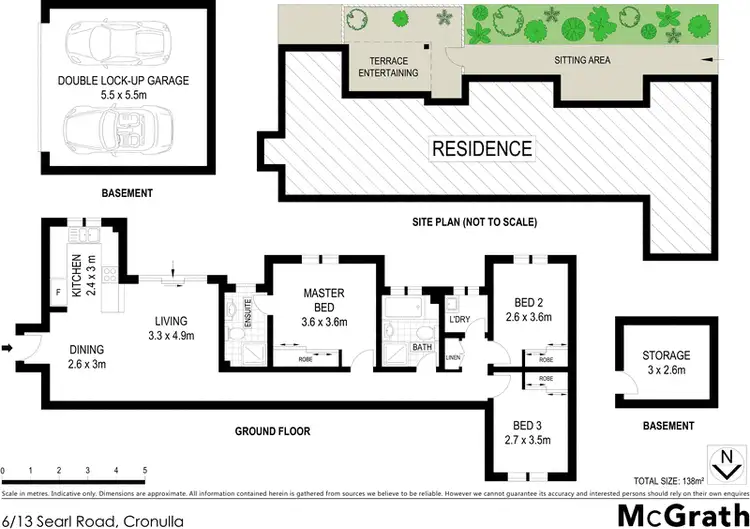 Floorplan of Homely apartment listing, 6/13 Searl Road, Cronulla NSW 2230