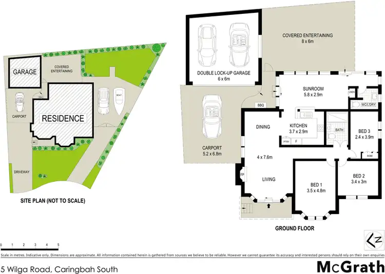 Floorplan of Homely house listing, 5 Wilga Road, Caringbah South NSW 2229